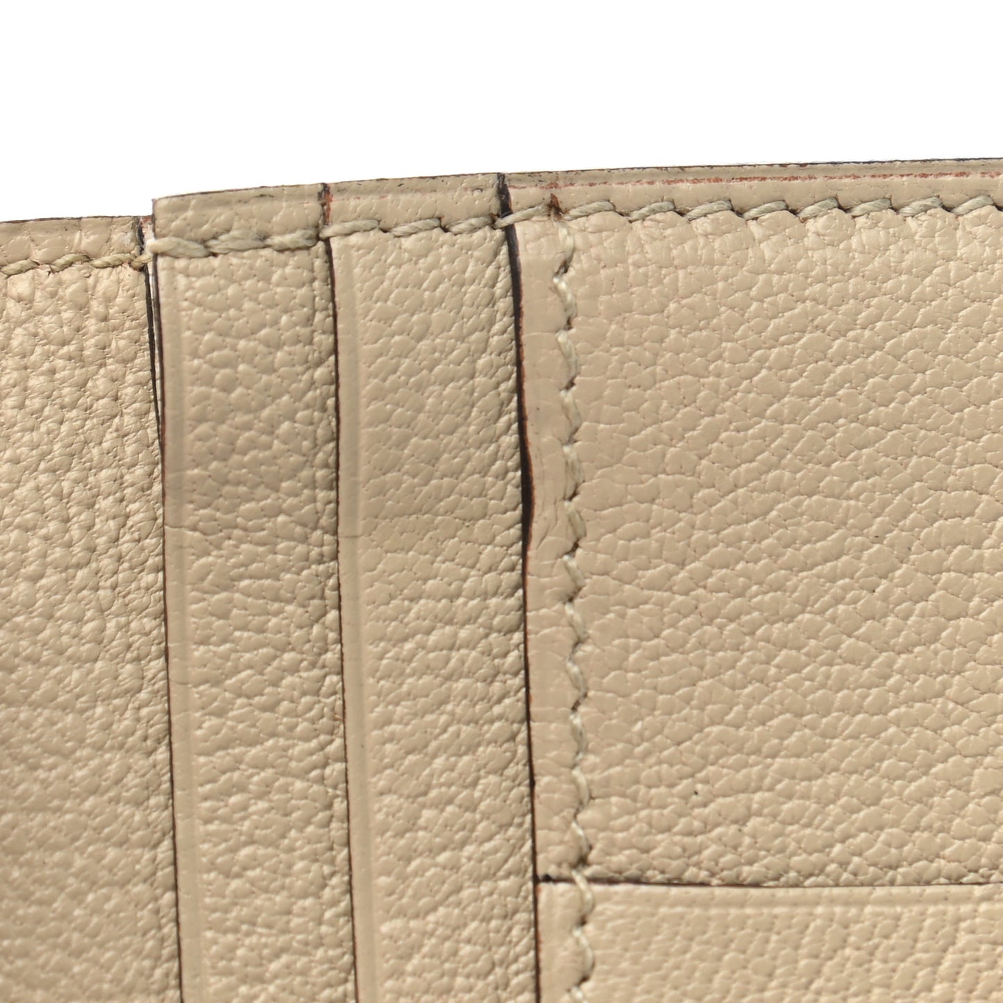 Ostrich Bearn Gusset Wallet Parchemin