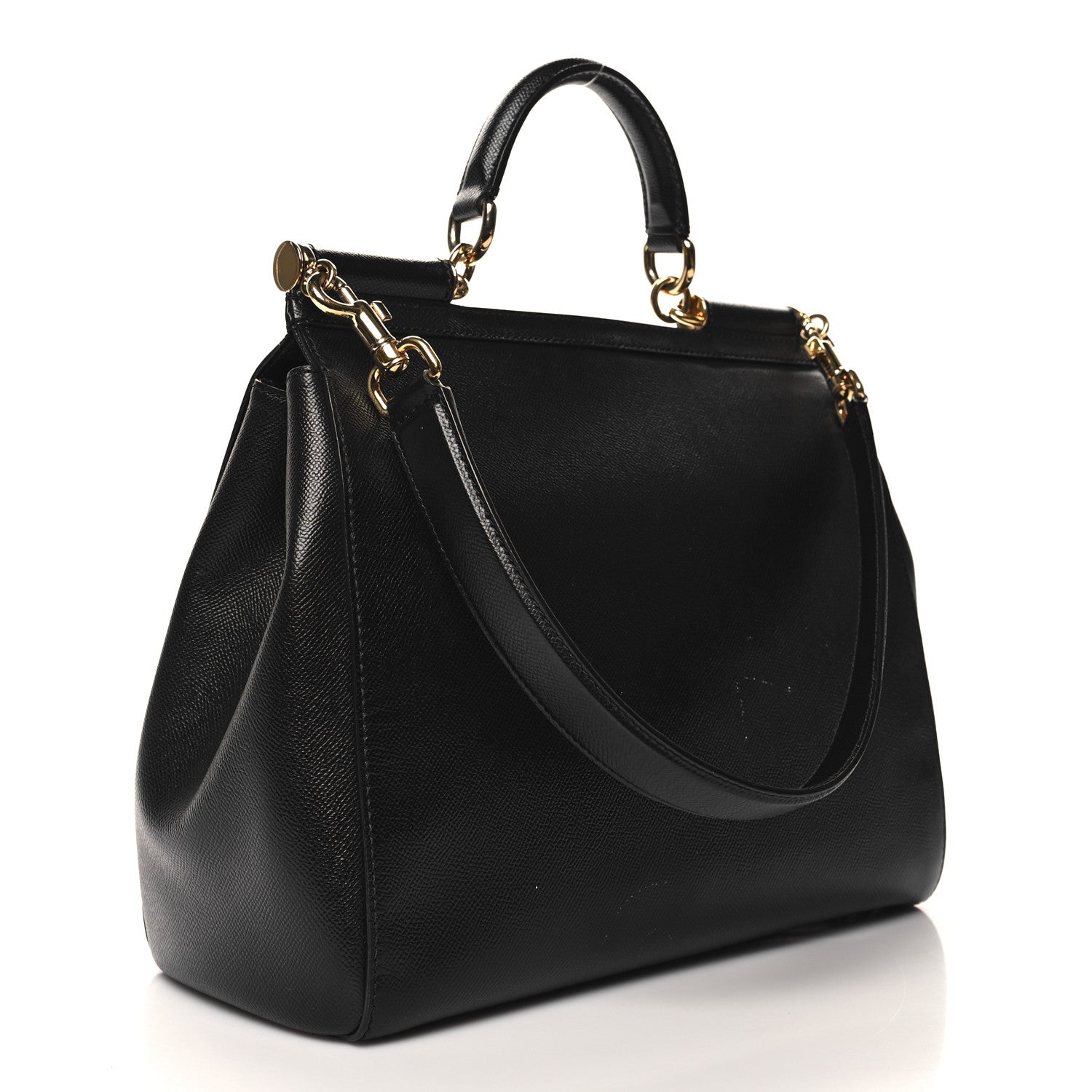 Dolce & Gabbana Dauphine Large Miss Sicily Satchel Black 4 of 12