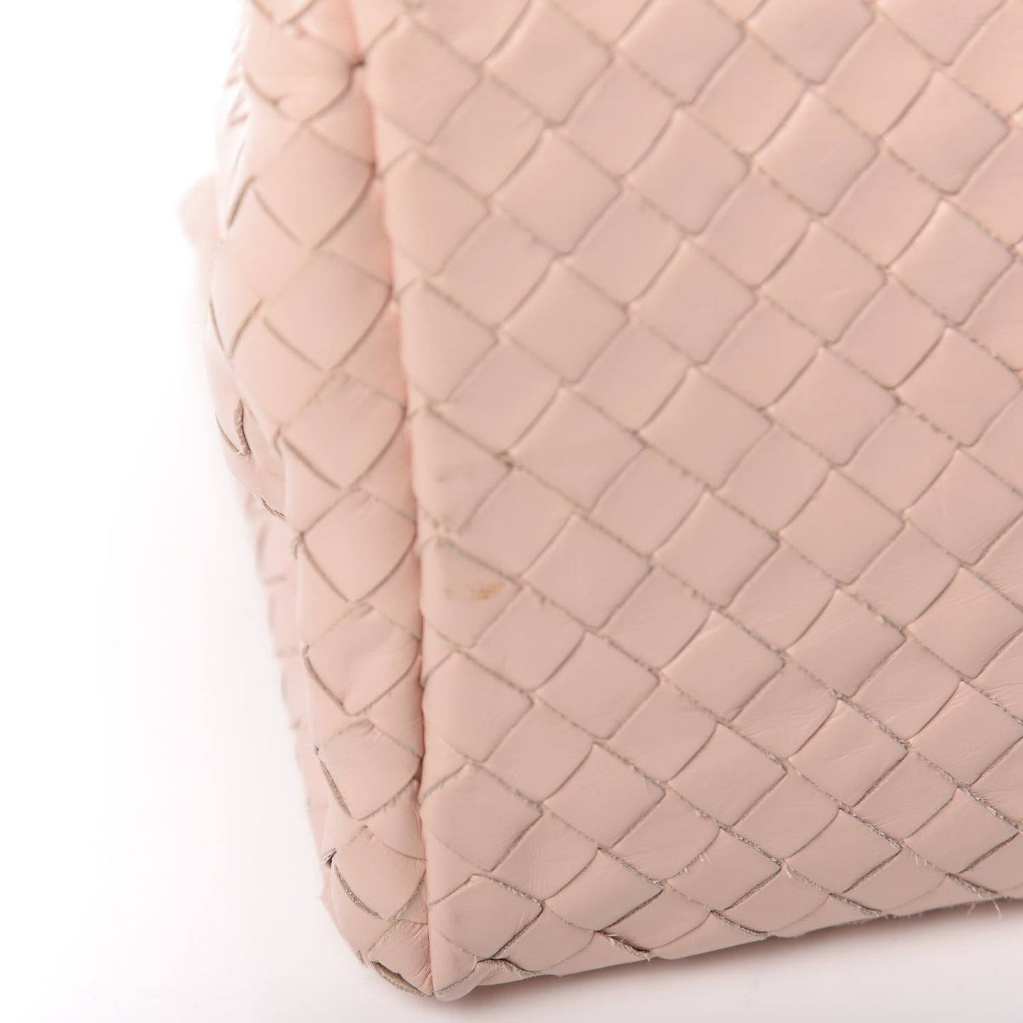 Light Calf Intrecciato Small Roma Flamingo