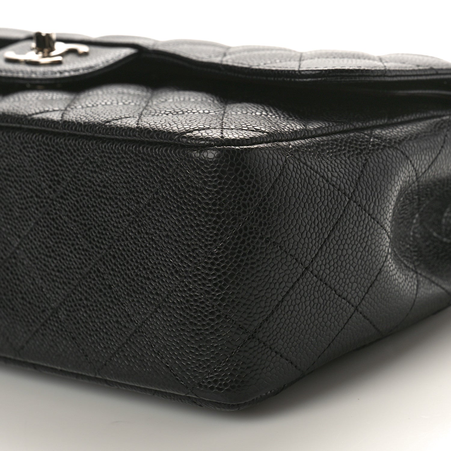 Chanel Caviar Quilted Jumbo Double Flap Black 10 of 10