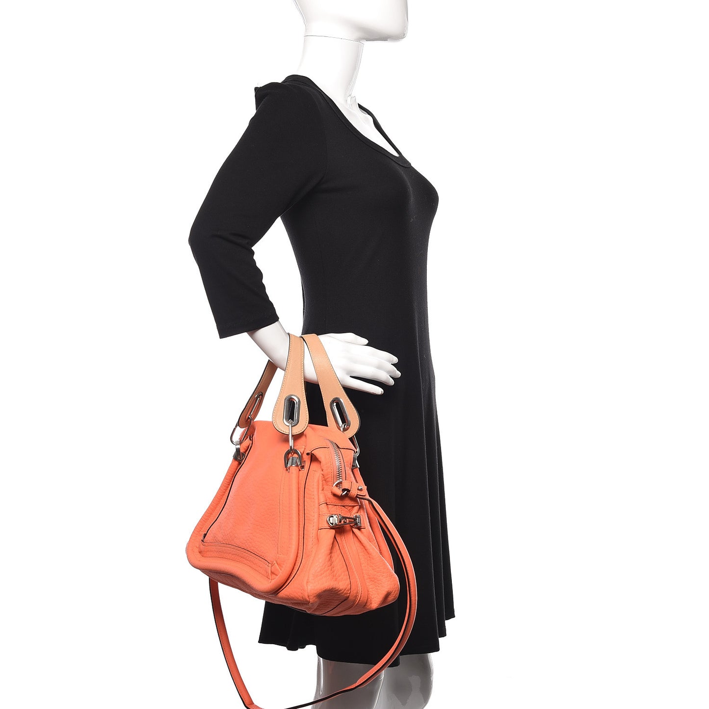 Calfskin Medium Paraty Orange Fizz