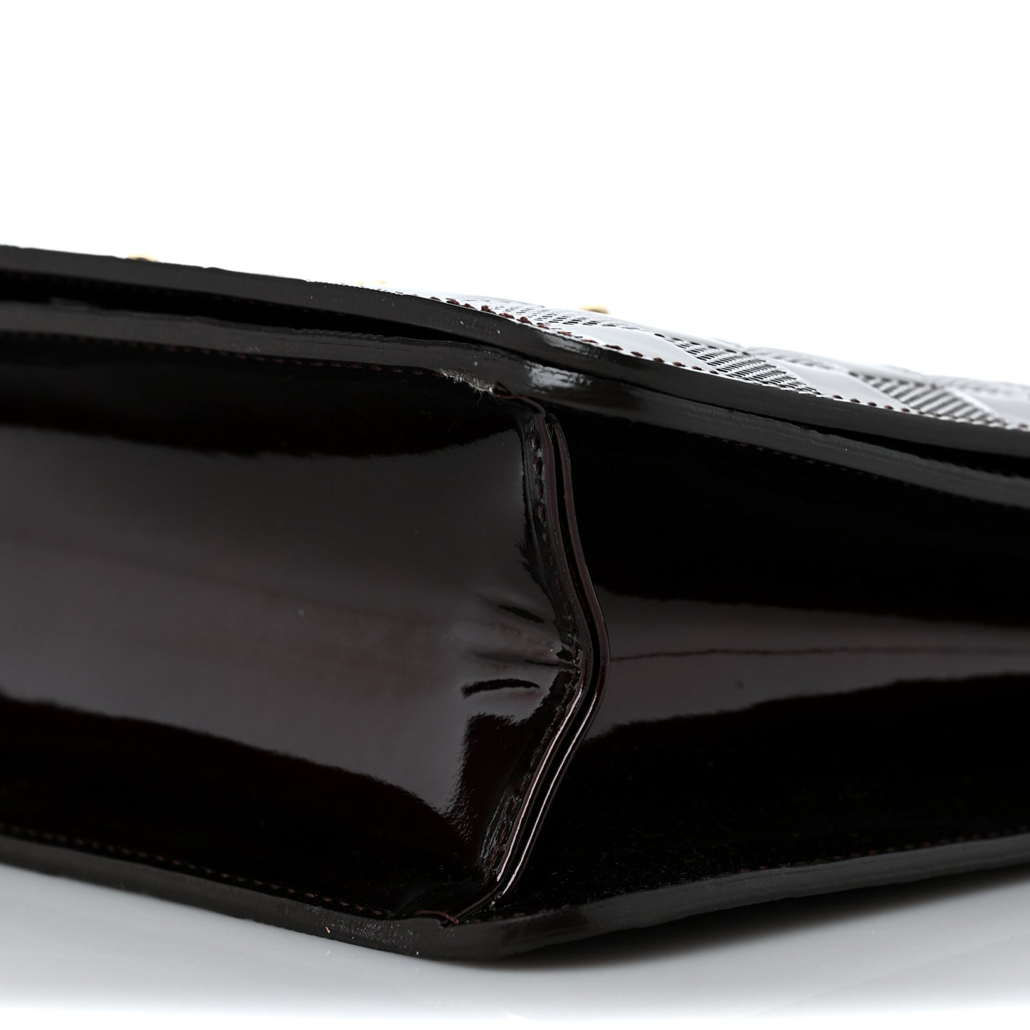 Damier Vernis Cabaret Bag Carmine