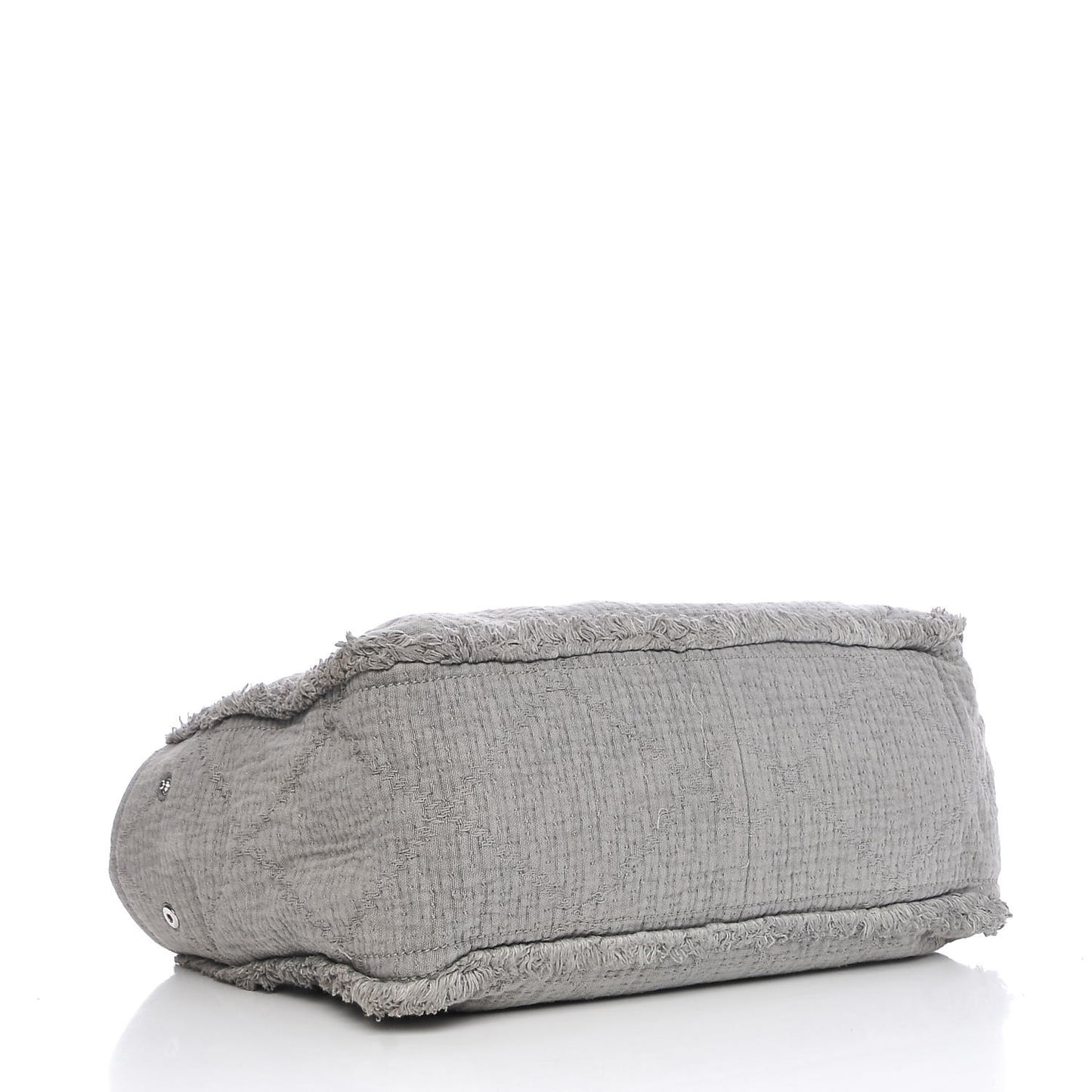 Canvas Large Double Face Shopping Tote Grey