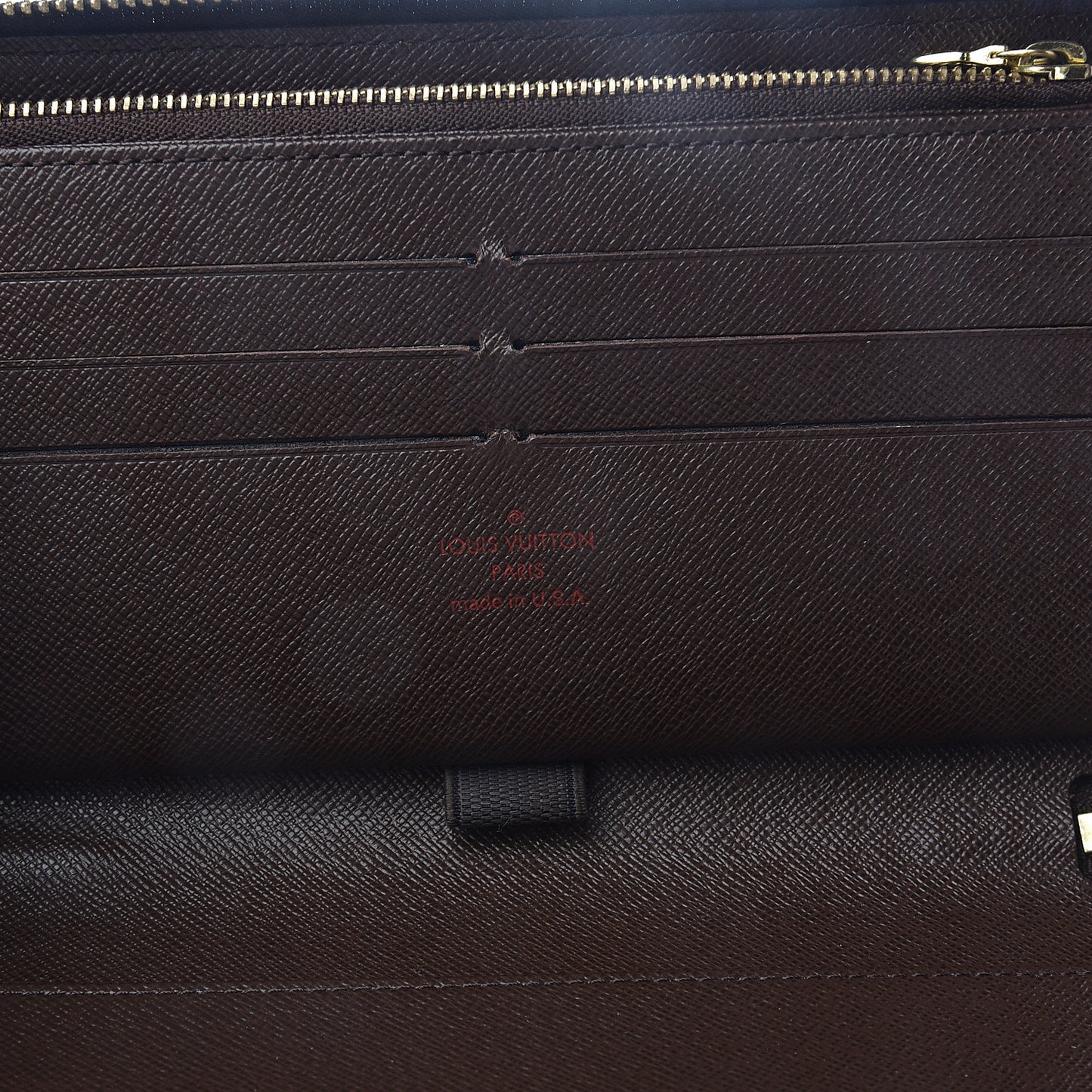 Damier Ebene Zippy Organizer Wallet