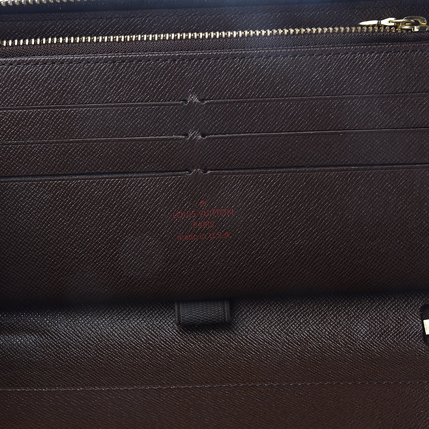 Louis Vuitton Damier Ebene Zippy Organizer Wallet 5 of 5
