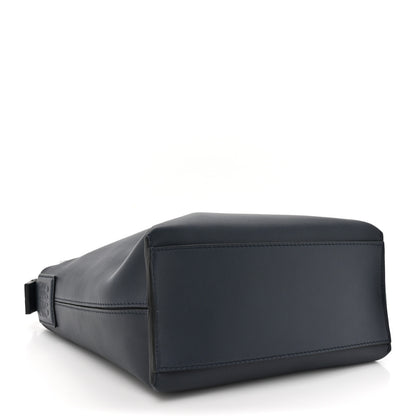Loewe Supple Smooth Calfskin Jacquard Small Cubi Crossbody Bag Deep Navy 4 of 11