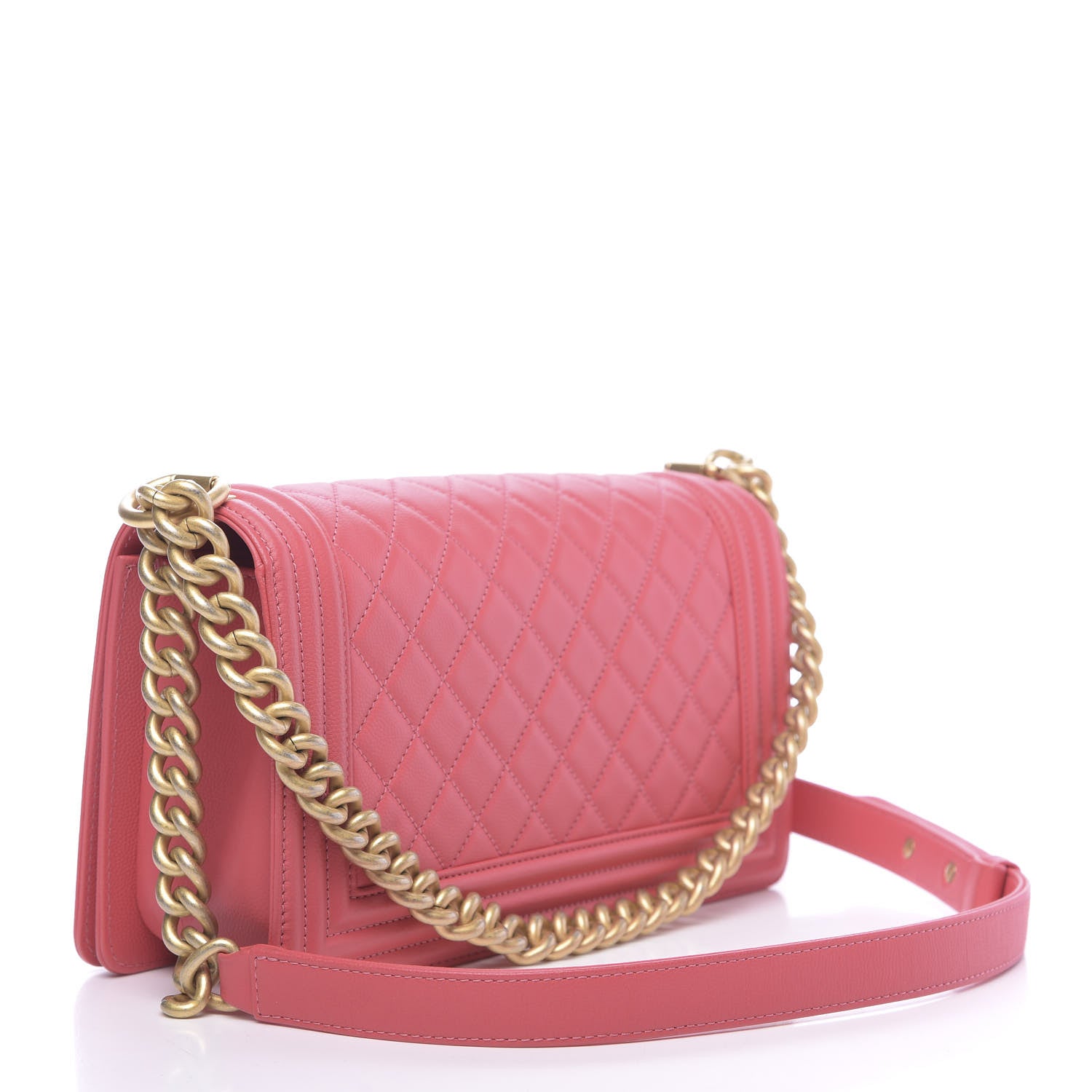 Chanel Caviar Quilted Medium Boy Flap Pink 3 of 10