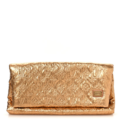 Louis Vuitton Jacquard Quilted Monogram Limelight Clutch PM Gold 1 of 12