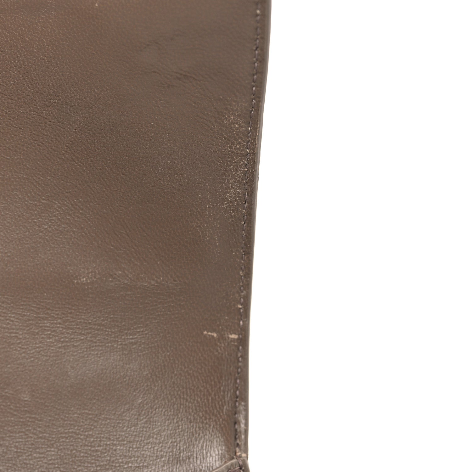 Balenciaga Shiny Calfskin Crocodile Embossed Small Hourglass Top Handle Bag Mink Grey 10 of 11