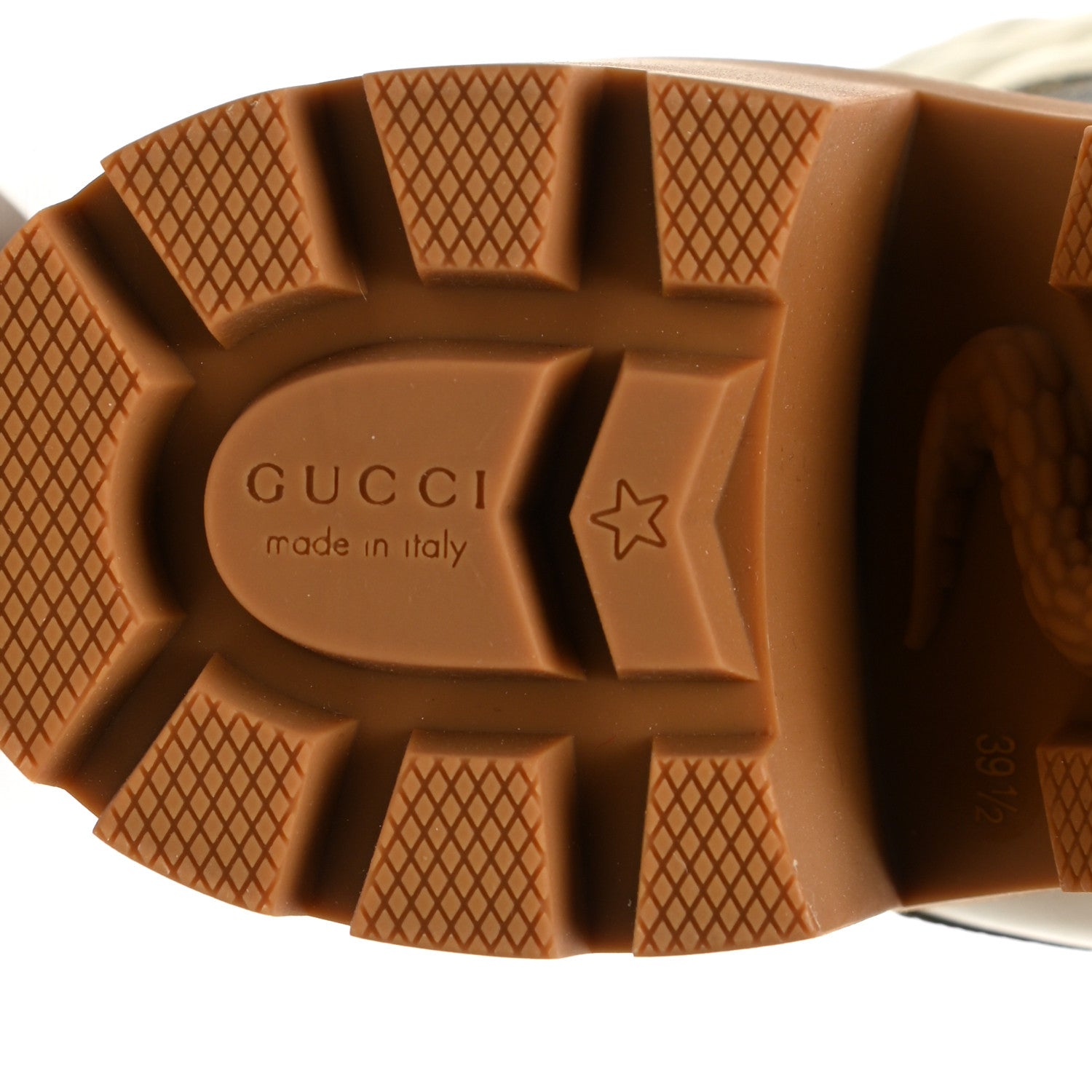 Gucci Calfskin GG Supreme Monogram Nappa Quilted Lace Up Ankle Boots 39.5 Mystic White Beige 6 of 10