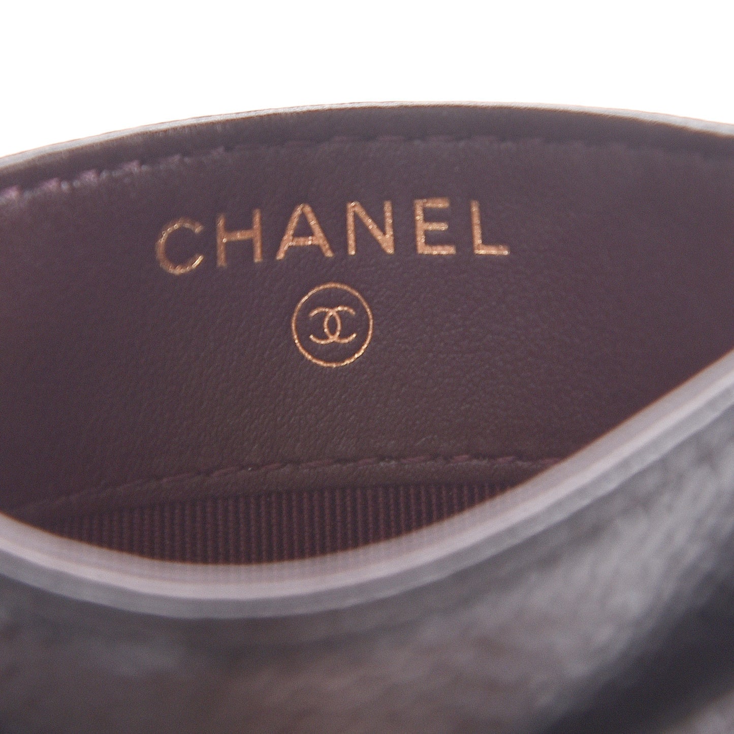 Caviar Quilted Card Holder Black