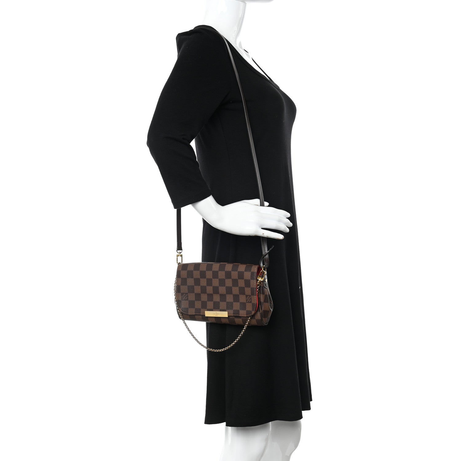 Louis Vuitton Damier Ebene Favorite PM 2 of 12