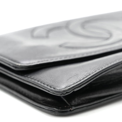 Chanel Lambskin Timeless CC Wallet On Chain WOC Black 10 of 11