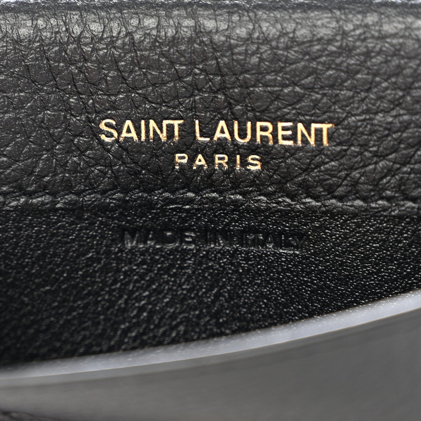 Calfskin Monogram Coin Pouch Black