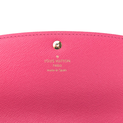 Louis Vuitton Monogram Bloom Flower Emilie Wallet 6 of 7