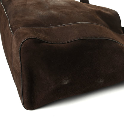Gucci Nubuck Medium Ribot Horse Heads Hobo Brown 6 of 6