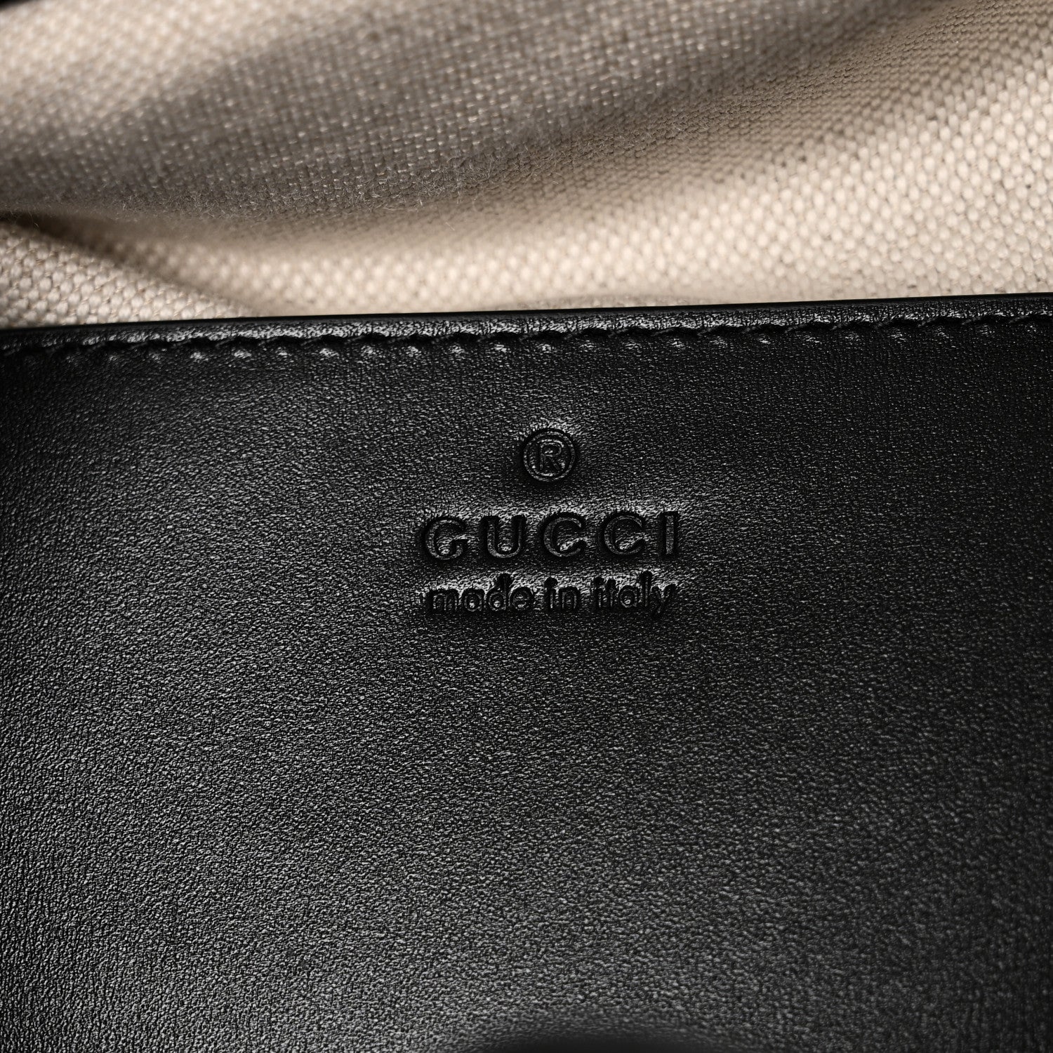 Gucci Calfskin Bamboo Backpack Black 6 of 11