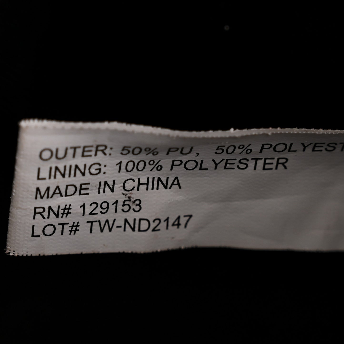 Vegan Leather Small Shopping Bag Black