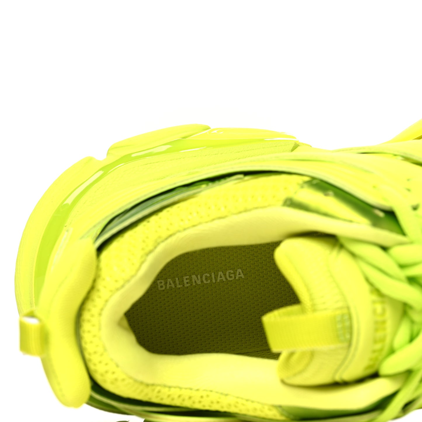 Mesh Rubber Mens Track Sneakers 41 Acid Lime