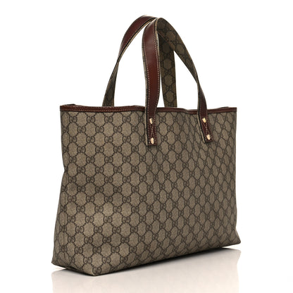 Gucci GG Plus Monogram Medium Signature Web Loop Tote Brown 3 of 12