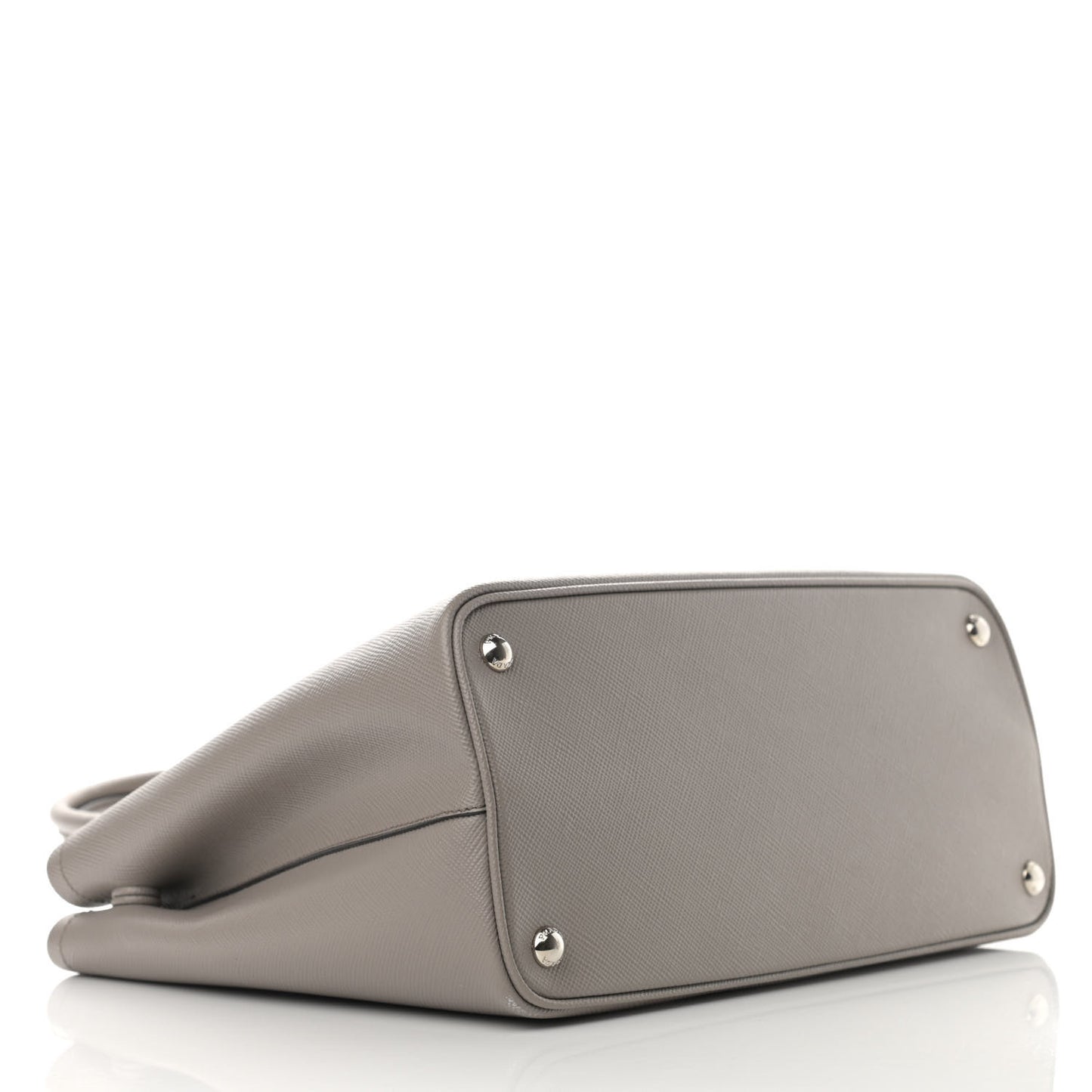 Saffiano Cuir Small Double Handle Tote Pomice