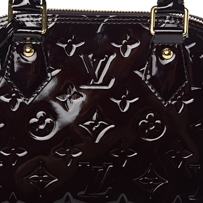 Louis Vuitton Vernis Alma BB Amarante 10 of 10