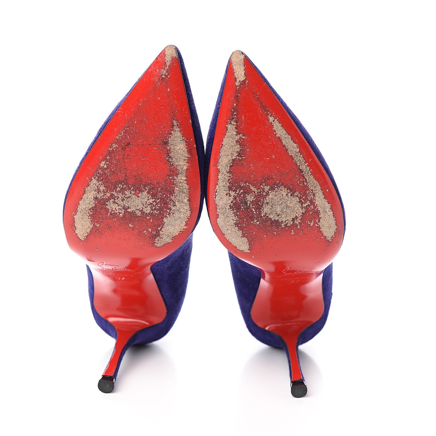 Christian Louboutin Veau Velours Decoltish 85 Pumps 37 Encre 5 of 10