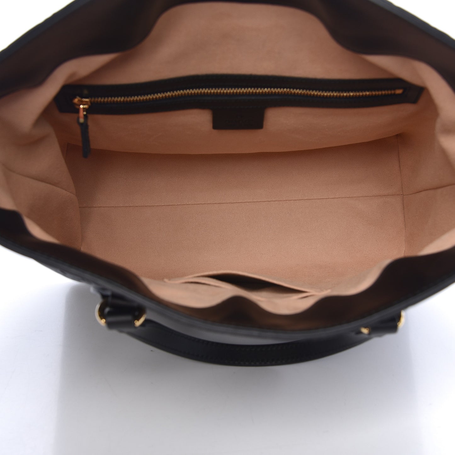 Guccissima Linea A Foldover Tote Black