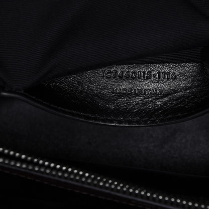 Saint Laurent Calfskin Mixed Matelasse Triquilt Large Monogram Envelope Satchel Bordeaux 8 of 9