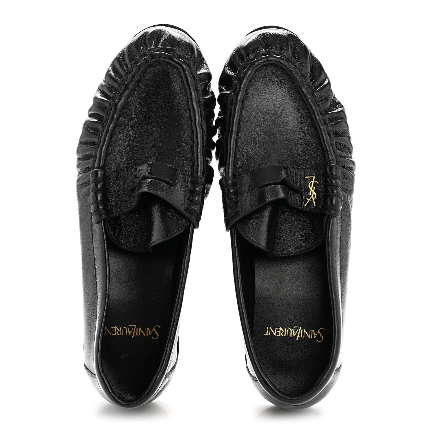 Saint Laurent Radiance Calfskin Le Loafer 15 Moccasin 37 Black 6 of 27