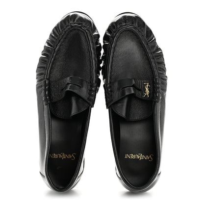 Saint Laurent Radiance Calfskin Le Loafer 15 Moccasin 37 Black 6 of 27