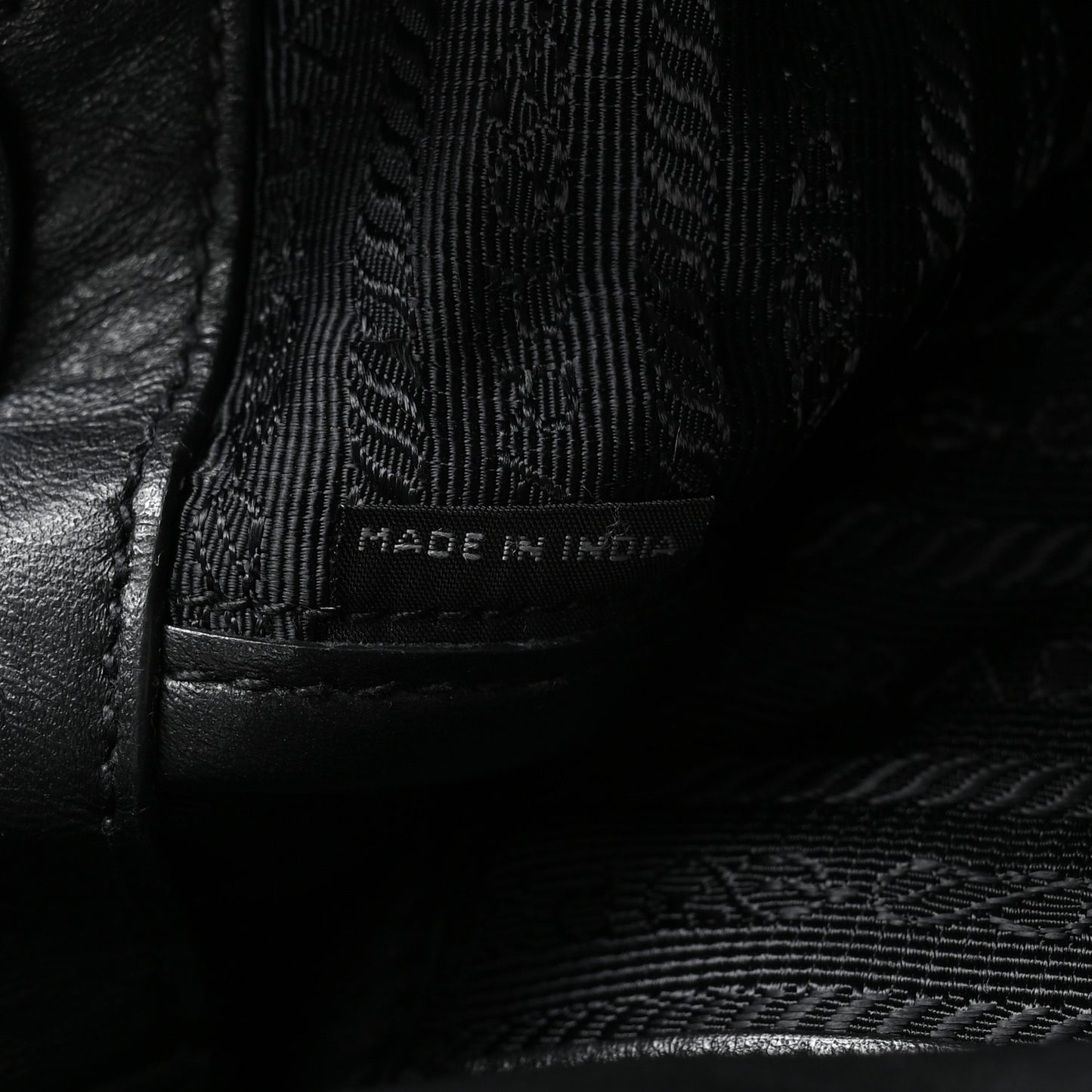 Soft Calf Shopping Tote Black