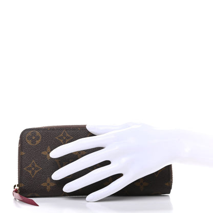 Louis Vuitton Monogram Clemence Wallet Fuchsia 2 of 8