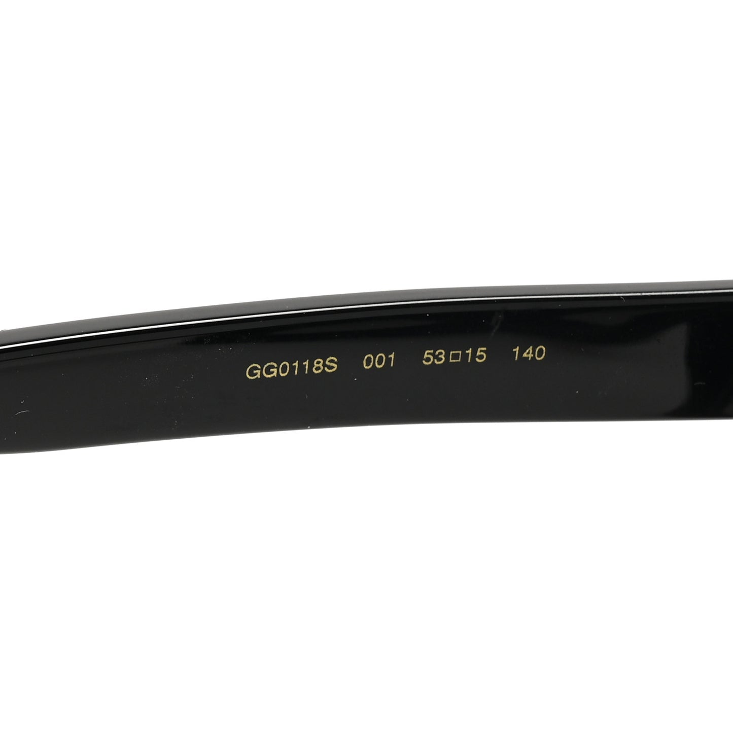 Crystal Cat Eye Sunglasses GG0118S Black