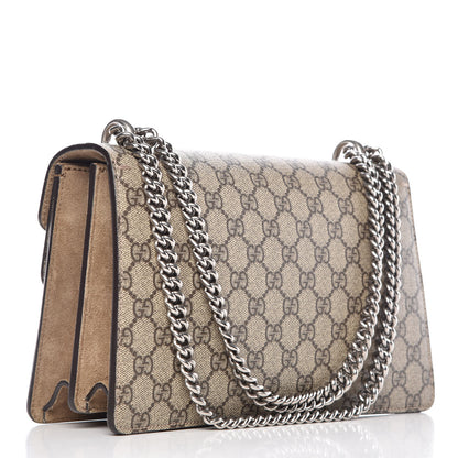 Gucci GG Supreme Monogram Small Dionysus Shoulder Bag Taupe 3 of 9