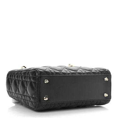 Christian Dior Lambskin Cannage Small My ABC Lady Dior Black 4 of 8