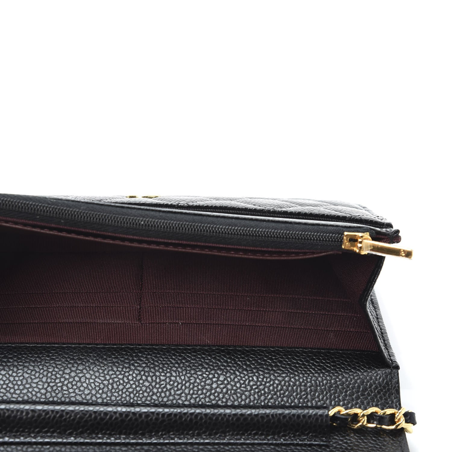 Chanel Caviar Quilted Wallet On Chain WOC Black 4 of 11