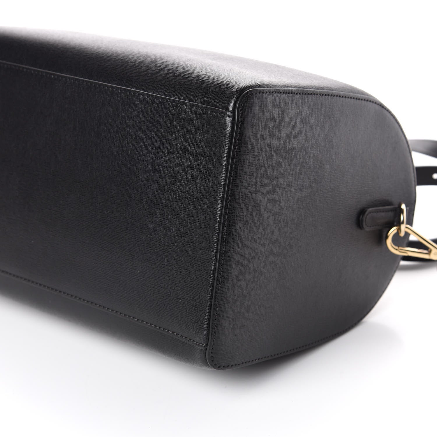 Versace Saffiano Calfskin Palazzo Duffle Bag Black 8 of 8