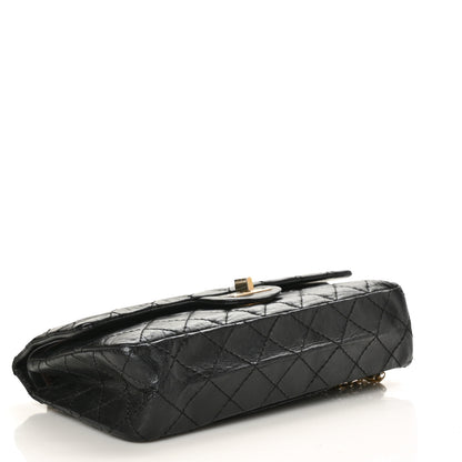 Chanel Aged Calfskin Quilted 2.55 Reissue 225 Flap Black 4 of 9