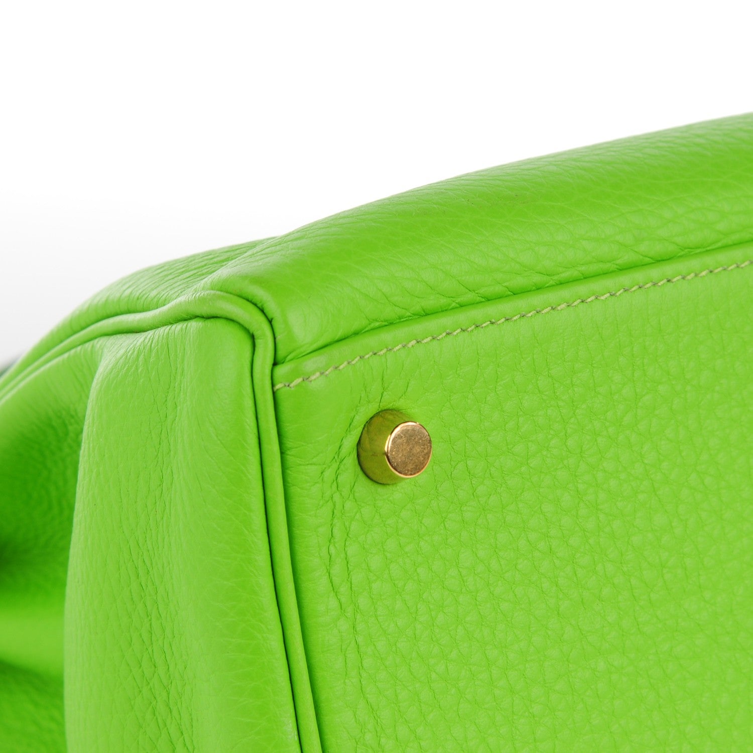 Hermes Taurillon Clemence Kelly Retourne 32 Vert Cru 6 of 24