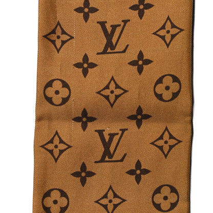 Louis Vuitton Silk Monogram Lock It Bandeau Brown 3 of 3