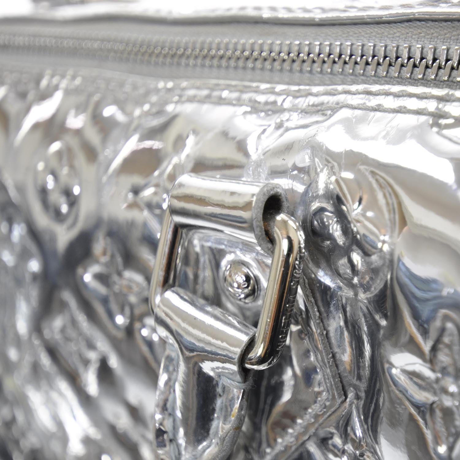 Louis Vuitton Monogram Miroir Speedy 35 Silver 10 of 14