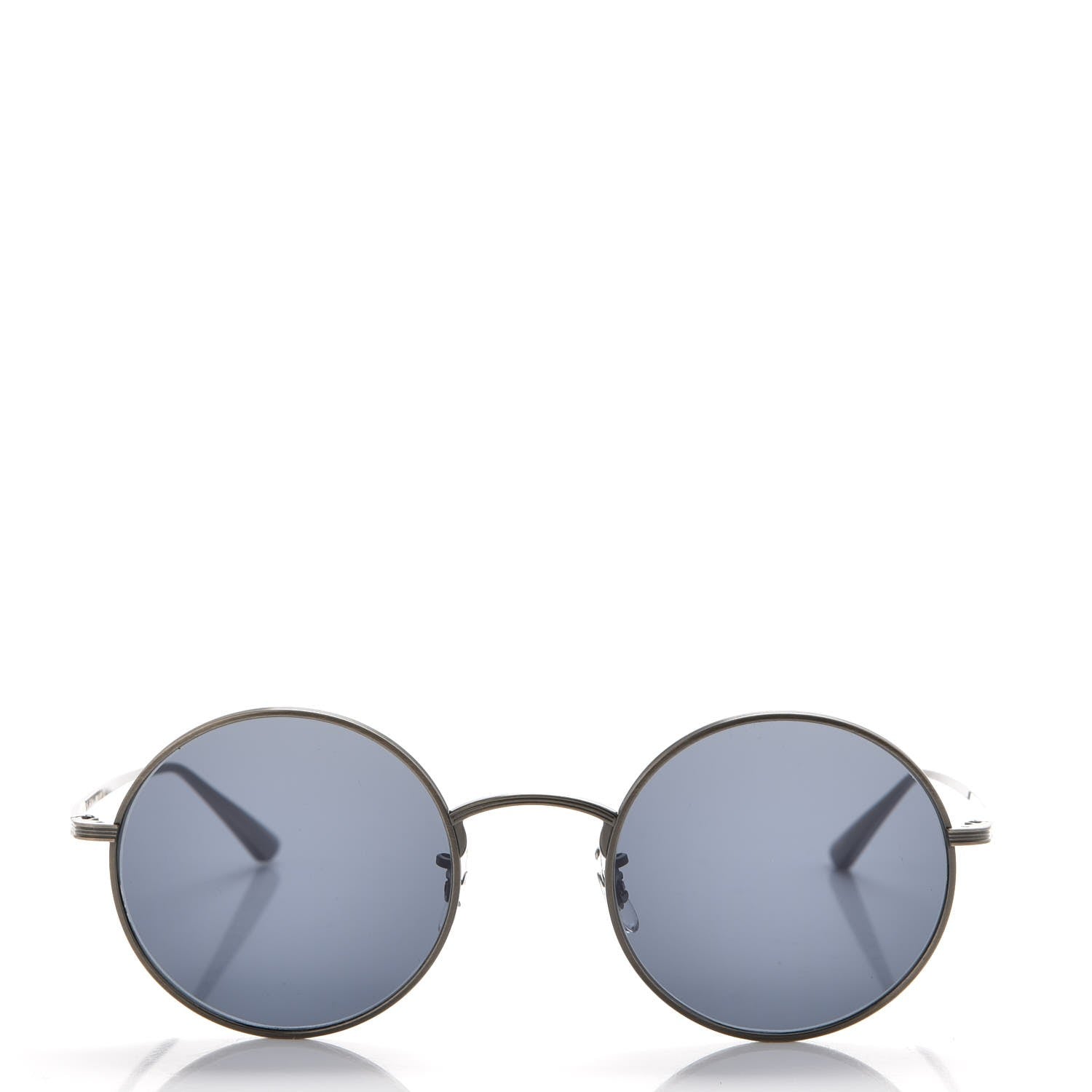 Oliver Peoples The Row After Midnight Round Sunglasses Pewter Black 4 of 9