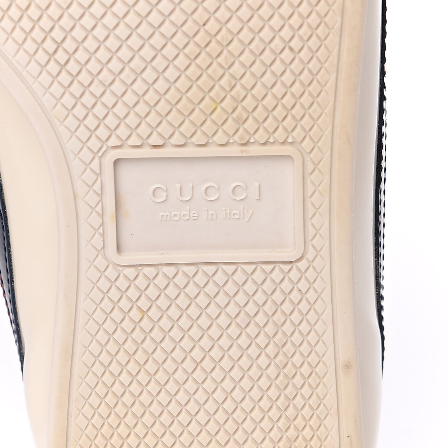Patent Calfskin Womens Web Falacer Sneakers 36 White