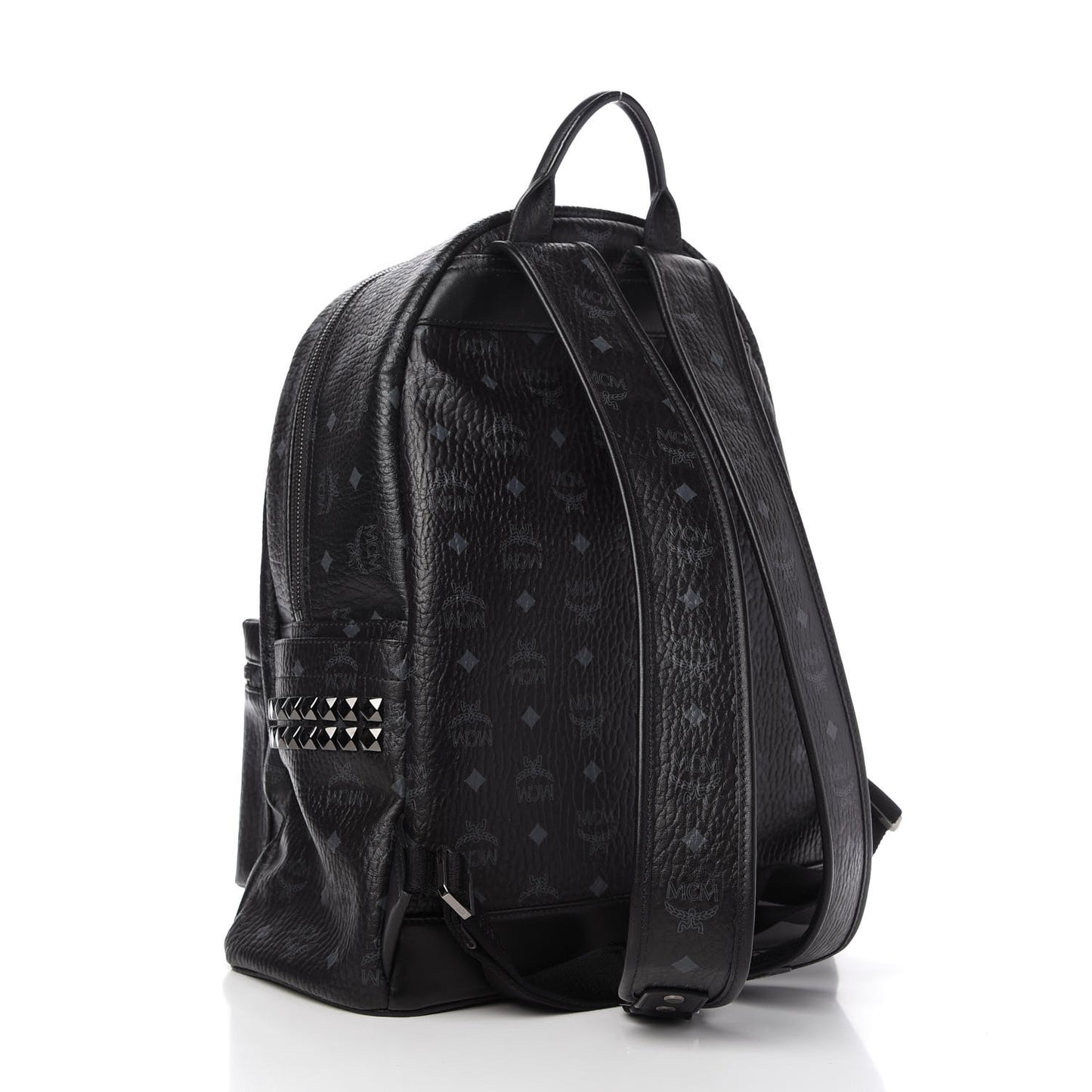 Visetos Medium Side Studs Stark Backpack Black