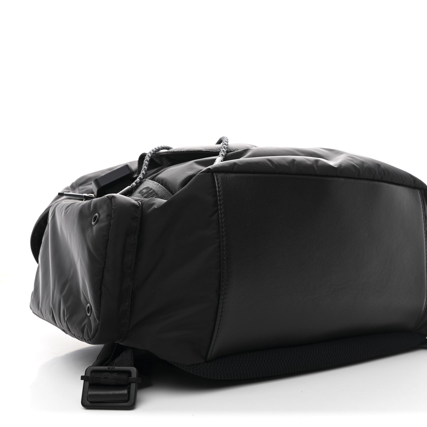 Nylon Saddle Backpack Black