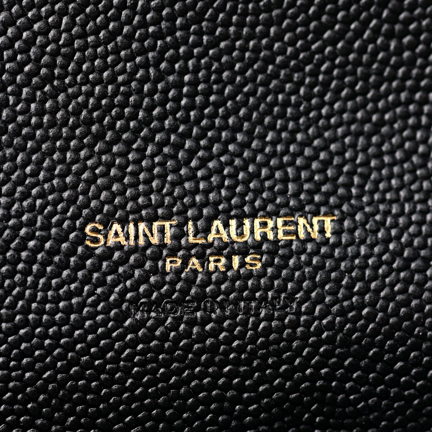 Saint Laurent Grain De Poudre Matelasse Chevron Monogram Envelope Clutch Black 6 of 7
