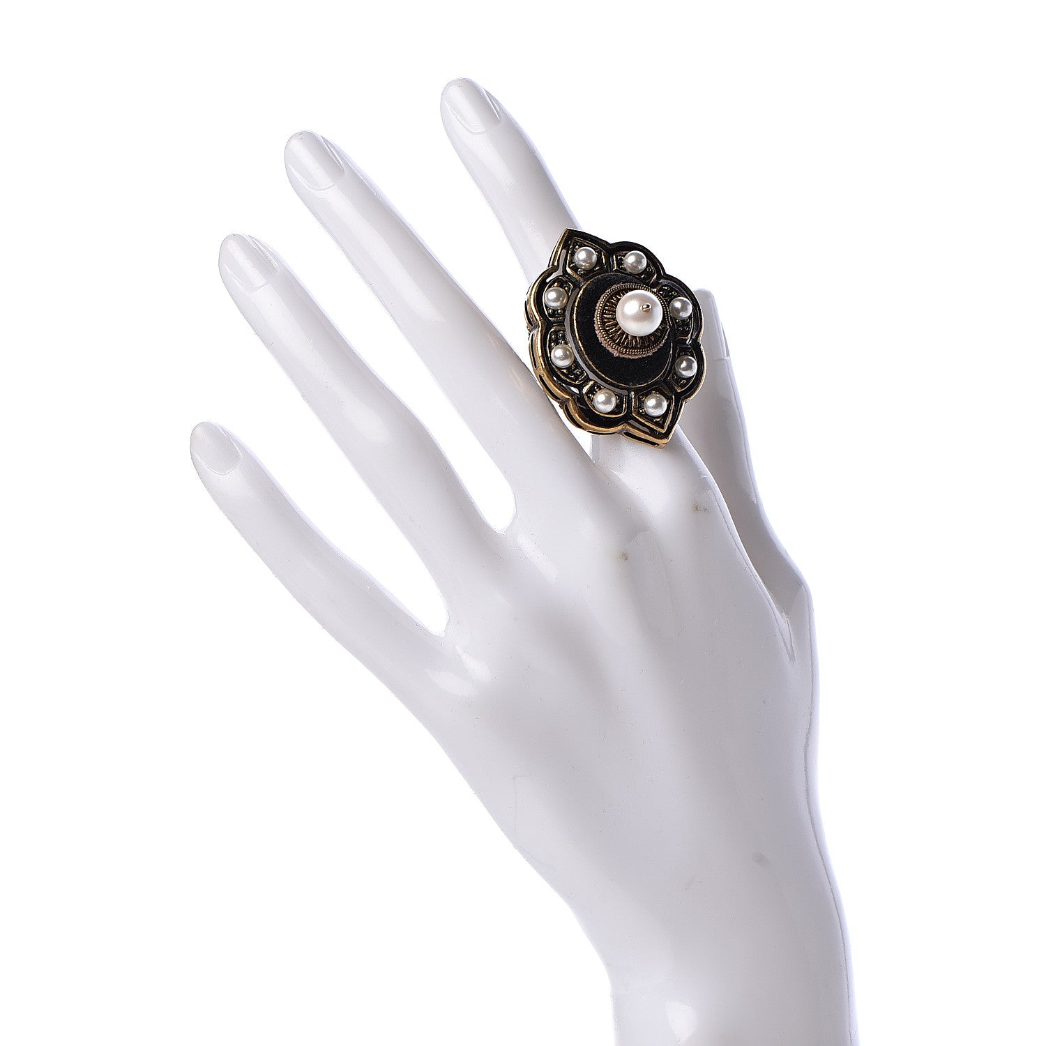 Gucci Metal Pincushion Motif Ring 13 2 of 5
