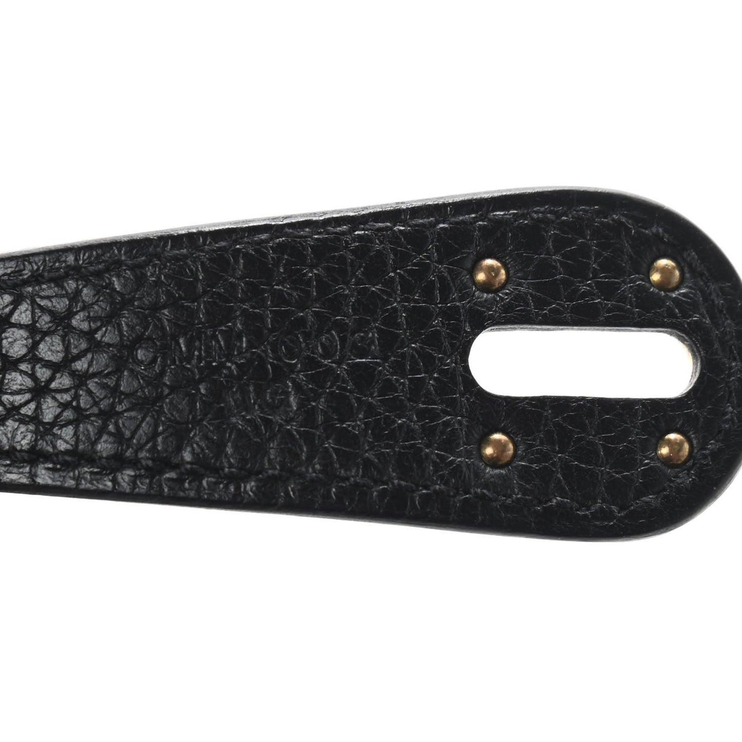 Togo Matte Niloticus Crocodile Touch Lindy 26 Black