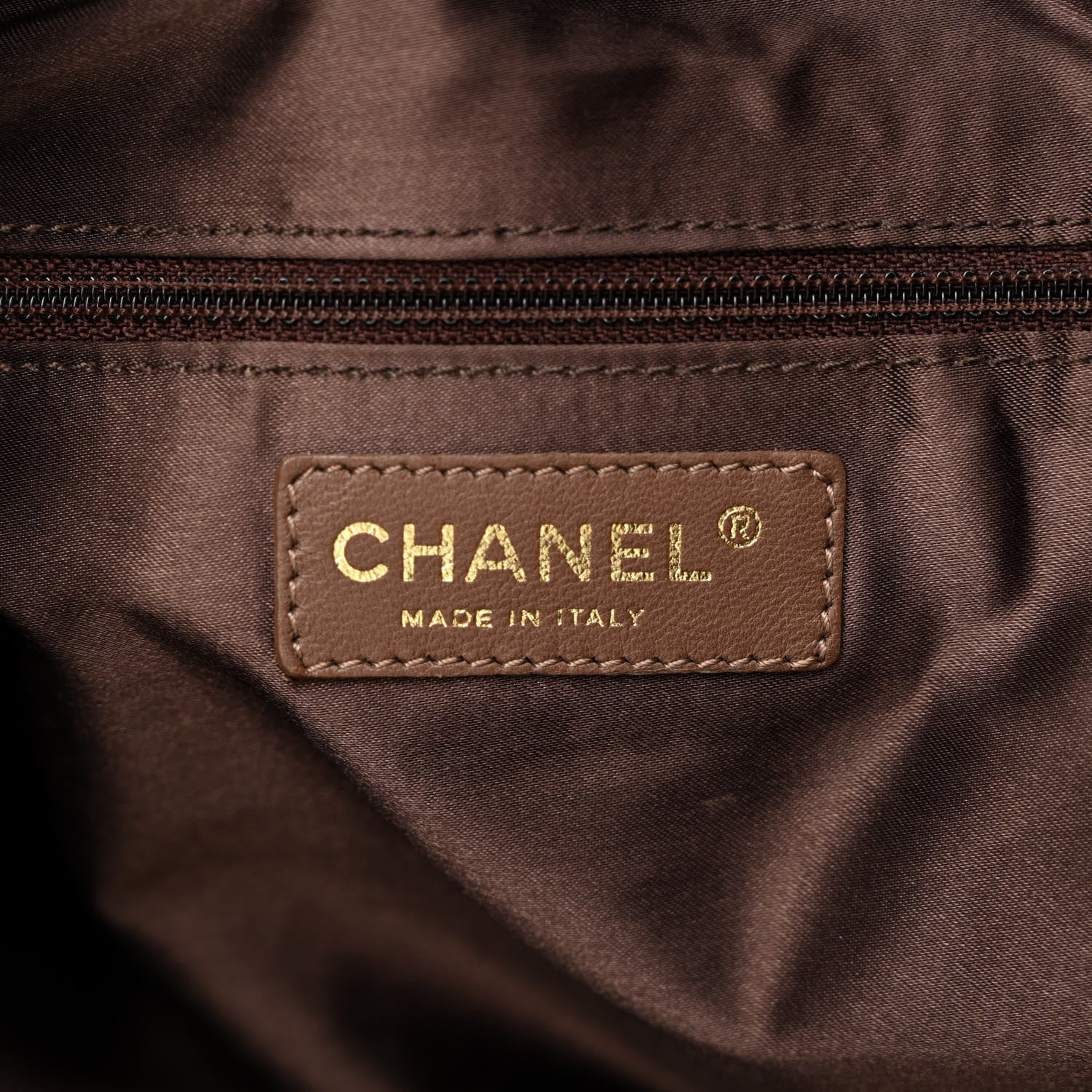 Chanel Metallic Calfskin Baby Coco Cabas Bronze 6 of 10